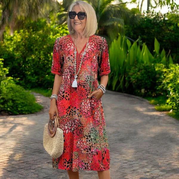 CASSANDRA | Vestido Boho con Estilo Fluido