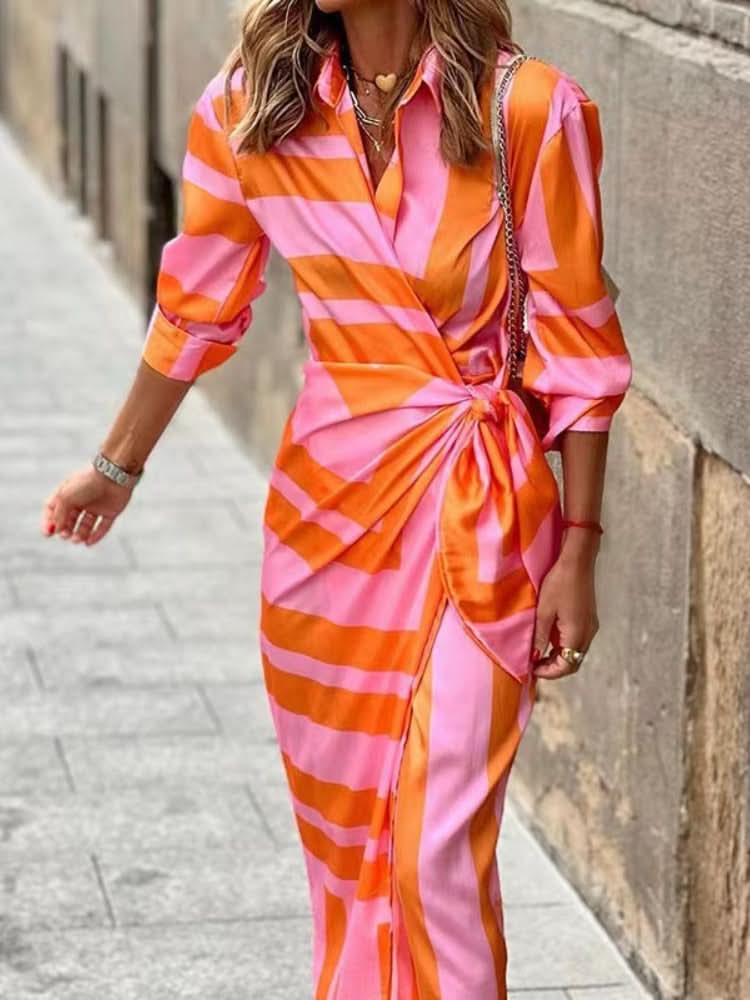 Amira - Bata con diseño envolvente