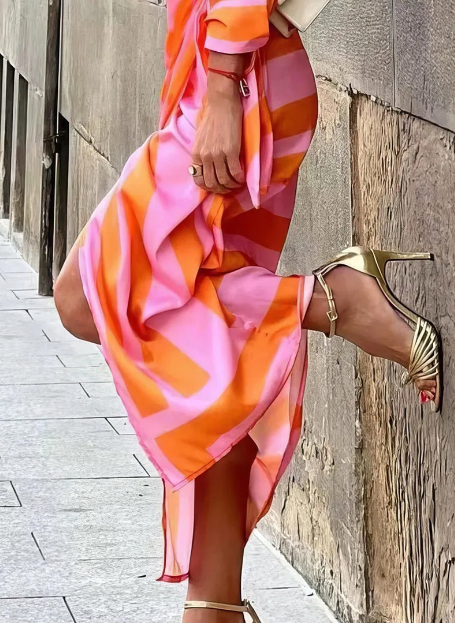 Amira - Bata con diseño envolvente