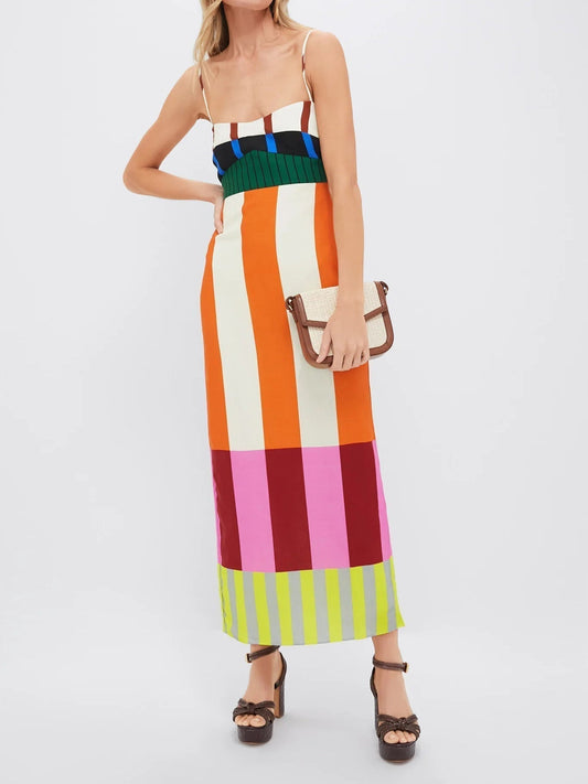 Amaya Rose | Vestido Maxi Paloma MultiColor